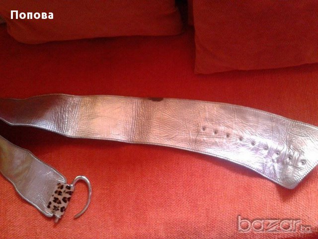 ' DEPECHE ''   естествена кожа с косъм с животински принт, снимка 3 - Колани - 16398191