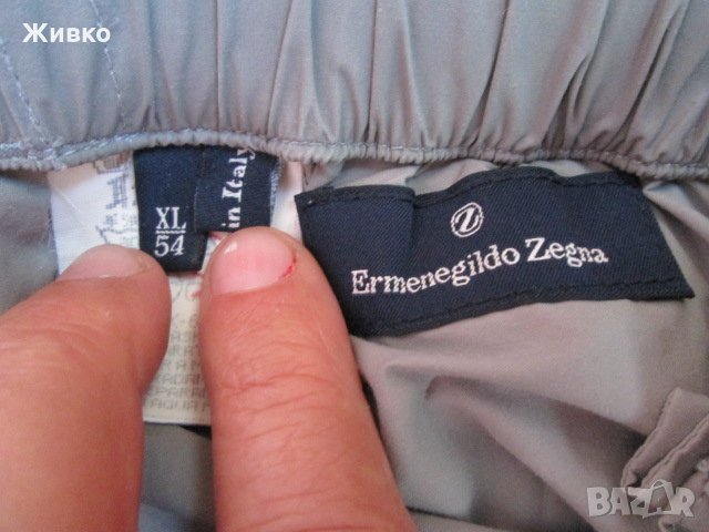 Ermenegildo Zegna спортен сив тънък летен панталон размер 54 (XL)., снимка 3 - Панталони - 22663062