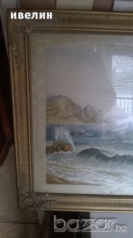 картина везана на плат-море, снимка 4 - Картини - 12265504