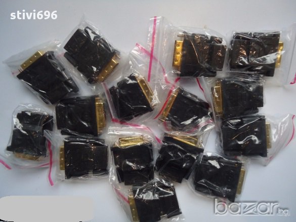 Преход Hdmi женско - Dvi мъжко, Dvi женско, снимка 6 - Други - 11149845