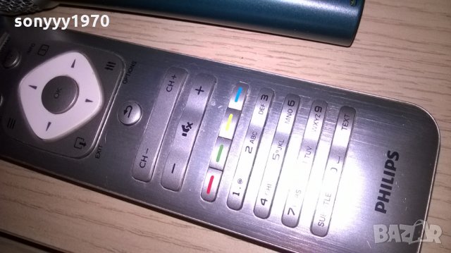 philips-дистанционно с клавиатура отзад-внос швеицария, снимка 3 - Дистанционни - 24021370