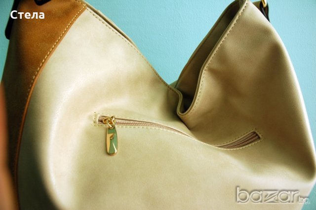 Meli Melo Дамска чанта - нова, беж, с етикет , снимка 8 - Чанти - 19839320