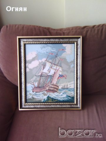 Малката фрегата и Щастливото завръщане, снимка 5 - Гоблени - 16519088