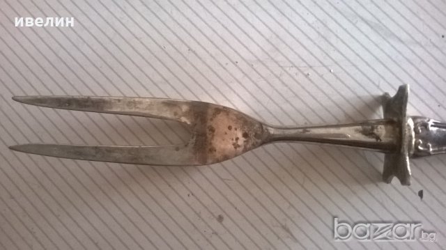 посребрен вилица за сервиране-VERA LUCINO, снимка 2 - Антикварни и старинни предмети - 18643390