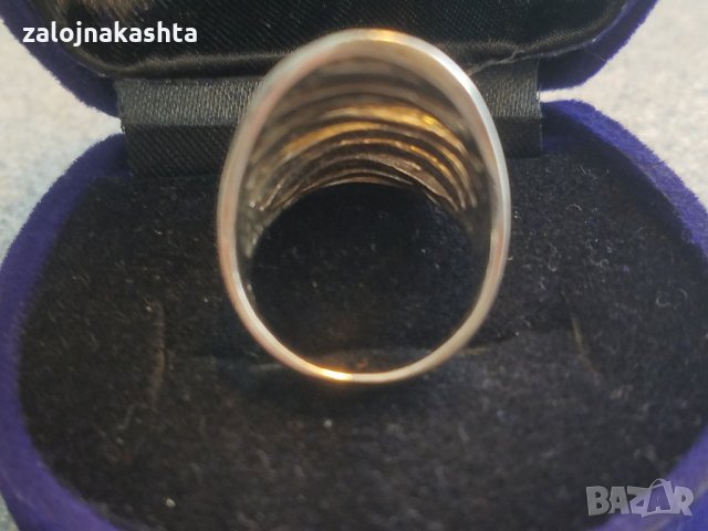 Сребърен пръстен-7,65гр/925, снимка 6 - Пръстени - 25249544