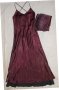 Дълга официална рокля в бордо с шал , снимка 1 - Рокли - 22971479