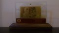 2 лева златни банкноти в стъклена поставка+сертификат, снимка 6