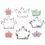 сет 4 Корони корона различни резец метални резци форми  за декорация бисквитки и фондан тесто украса, снимка 1