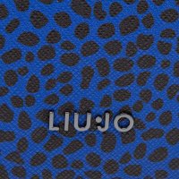 LIU JO 🍊 Дамска чанта с животински мотиви в синьо 22x16x5 cм нова с етикети, снимка 4 - Чанти - 15019808