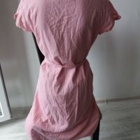 Дълга риза нежно розова, снимка 2 - Ризи - 21030912
