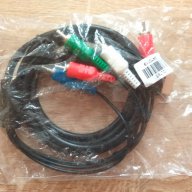 Компонентен кабел за PS2/PS3 конзоли, снимка 2 - Аксесоари - 16755591