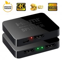 HDMI сплитер (разклонител) 1 към 2 / HDMI splitter , снимка 4 - Друга електроника - 25166408