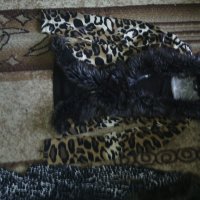 Рокля+блузка с яка, тигрови , снимка 2 - Рокли - 23689013