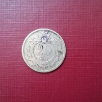 Монета 20 халера-1911 г.- Австрия, снимка 1 - Нумизматика и бонистика - 20405129