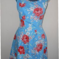 Свежа рокля на флорални мотиви , снимка 2 - Рокли - 23955943