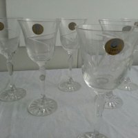 кристални чаши за вино , снимка 7 - Антикварни и старинни предмети - 23518686