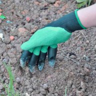 Нови специални градинарски ръкавици с пластмасови пръсти, водоустойчиви, снимка 2 - Други инструменти - 17781641