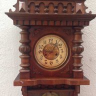 Стенен часовник Friedrich Mauthe Germany от нач.ххв., снимка 3 - Антикварни и старинни предмети - 13458768