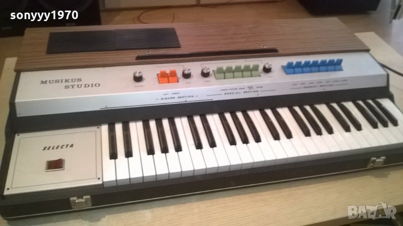 selecta-musikus studio-made in italy-аналогов синтезатор-внос швеция, снимка 1