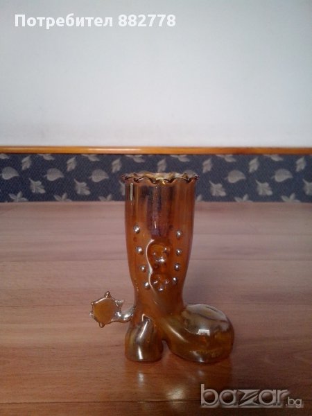 Руски ботуш-чашка-кристал, снимка 1