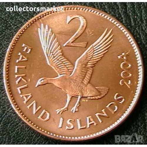 2 пенса 2004, Фолкландски острови, снимка 1
