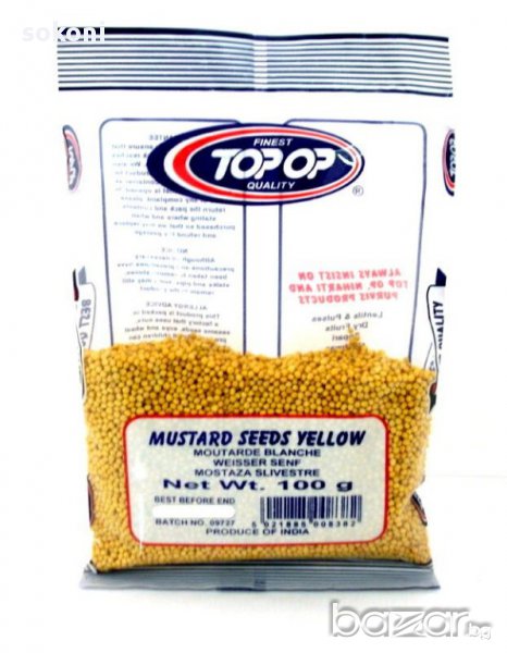 TopMustard Seeds Yellow / Топ Оп Жълто Синапено Семе 100гр, снимка 1