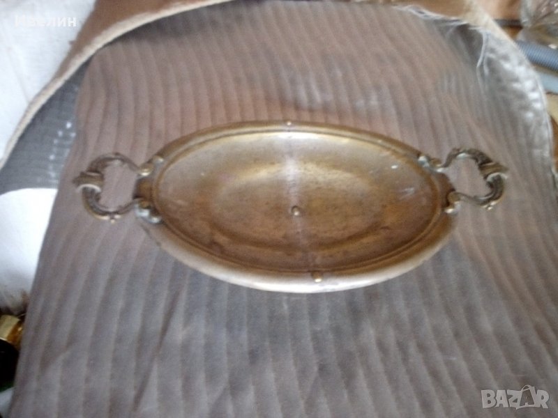 стара бронзова купичка,лъжичник, снимка 1