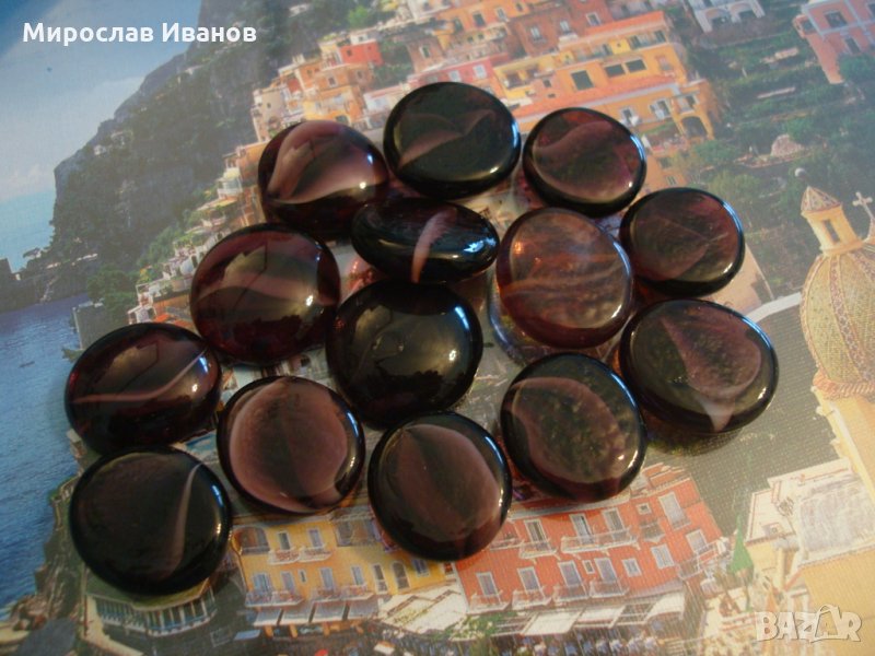 ^^ Тъмно лилаво ^^ - перлички, снимка 1