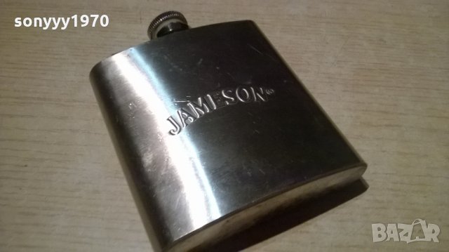 jameson-12x9x3см-алуминиева бутилка за уиски, снимка 2 - Колекции - 23064009
