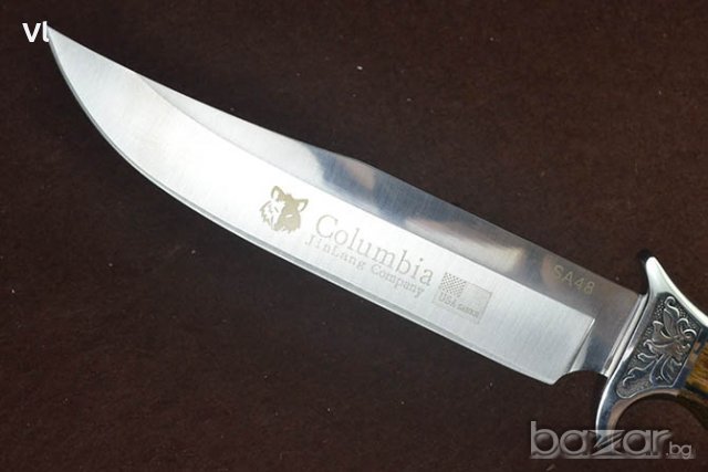 Ловен нож с фиксирано острие Columbia SA48 180 х 305, снимка 2 - Ножове - 20355533