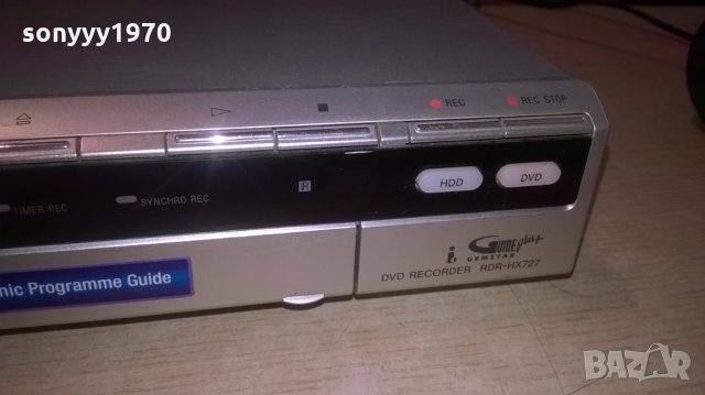 поръчано-sony rdr-hx727 hdd/dvd recorder-160gb-внос швеция, снимка 8 - Плейъри, домашно кино, прожектори - 25652956
