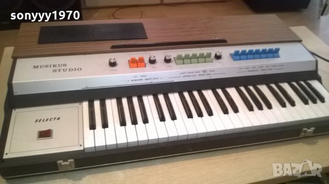 selecta-musikus studio-made in italy-аналогов синтезатор-внос швеция, снимка 1 - Синтезатори - 24794083