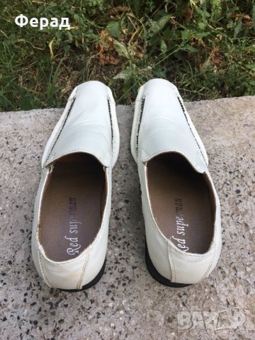 Нови мъжки обувки от естествена кожа Red superman, снимка 5 - Официални обувки - 22557369