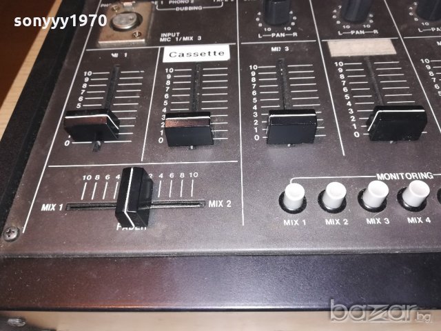 monacor mpx-6000 mixer-made in taiwan-внос швеицария, снимка 9 - Ресийвъри, усилватели, смесителни пултове - 20555304