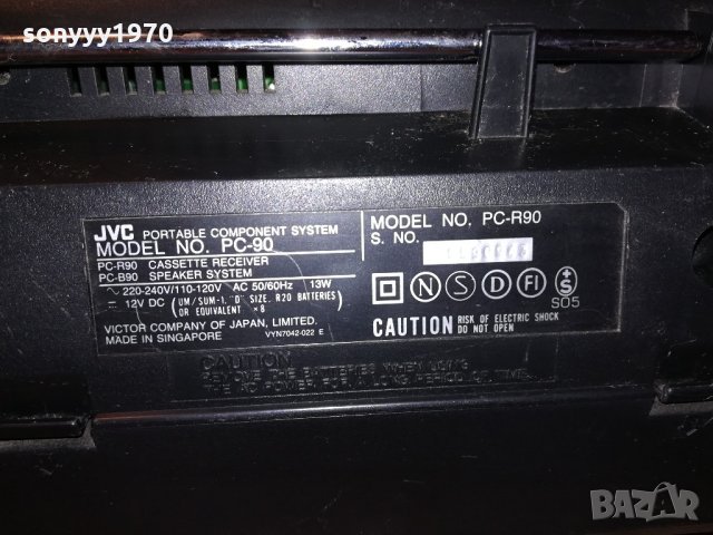 jvc pc-r90 колекционерска ретро машина-внос швеицария, снимка 16 - Ресийвъри, усилватели, смесителни пултове - 21638277
