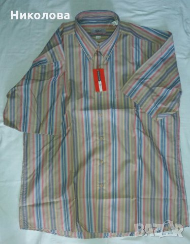 Мъжка риза с къс ръкав, снимка 2 - Ризи - 25861024