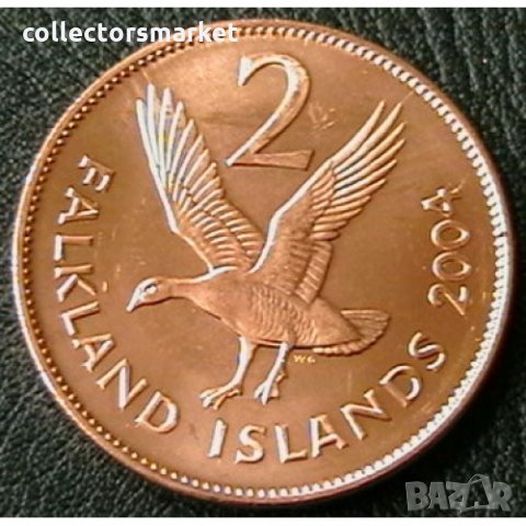 2 пенса 2004, Фолкландски острови