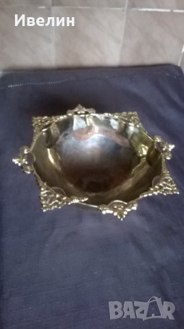 метална купа,фруктиера, снимка 2 - Антикварни и старинни предмети - 23438841