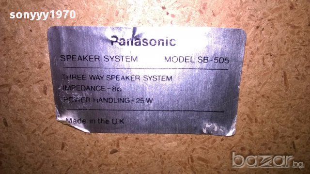 panasonic sb-505-made in uk-36/21/18см-внос англия, снимка 15 - Ресийвъри, усилватели, смесителни пултове - 12745138