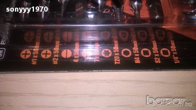 Комплект накраиници за винтоверт-12бр нови, снимка 11 - Винтоверти - 14026818