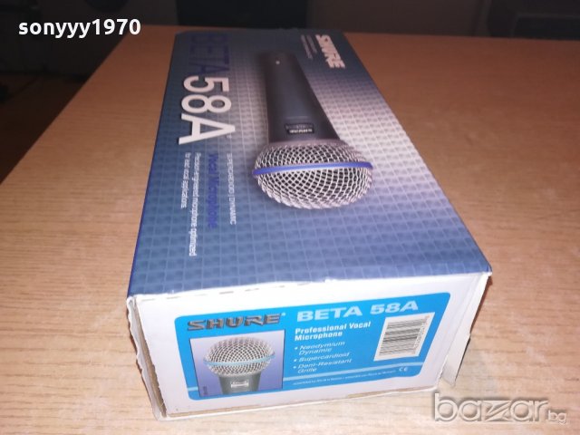 shure beta 58S-legendary performance microphone-внос швеицария, снимка 15 - Микрофони - 20482220