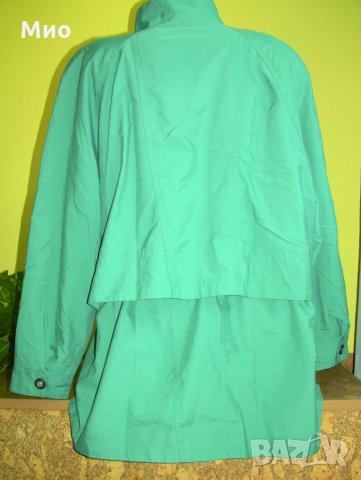 Valentinе, яке с тънка подплата, зелено и синьо, 44 (2XL), снимка 4 - Якета - 22845236