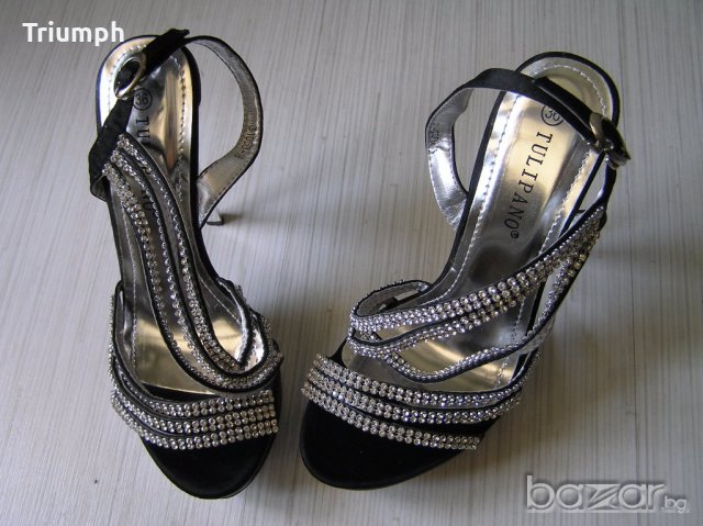 Обувки (сандали) Tulipano №36 , дамски бюстиета, снимка 2 - Сандали - 16316449