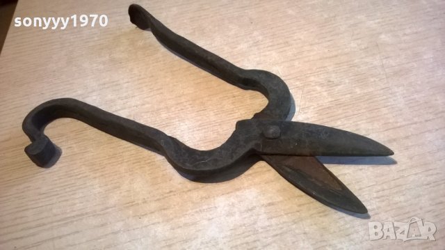 стари ножици за ламарина-27см-ковано желязо, снимка 5 - Колекции - 23056589