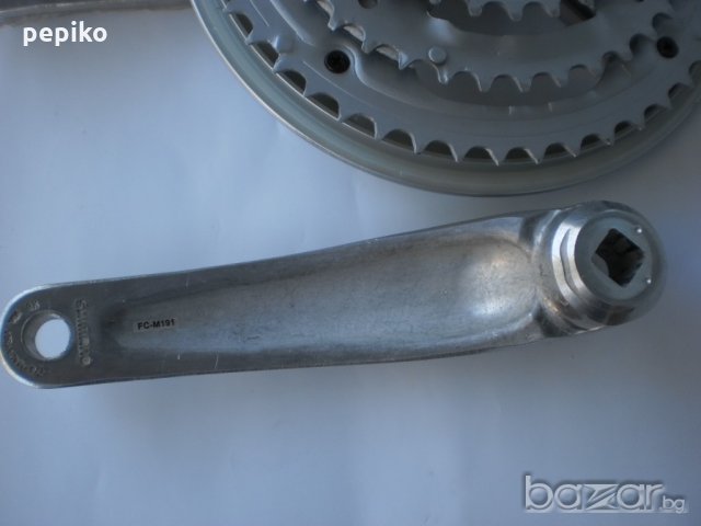 Продавам колела внос от Германия алуминиеви курбели SHIMANO 48-38-28, снимка 11 - Части за велосипеди - 19282662