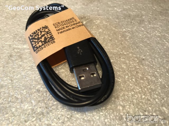 Samsung Galaxy TAB 1/2/Note Data Cable (Black,Нов,1m), снимка 3 - Калъфи, кейсове - 19083178