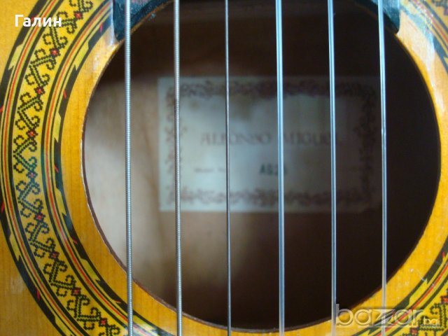 Класическа китара Алфонсо Мигел, снимка 4 - Китари - 19363802