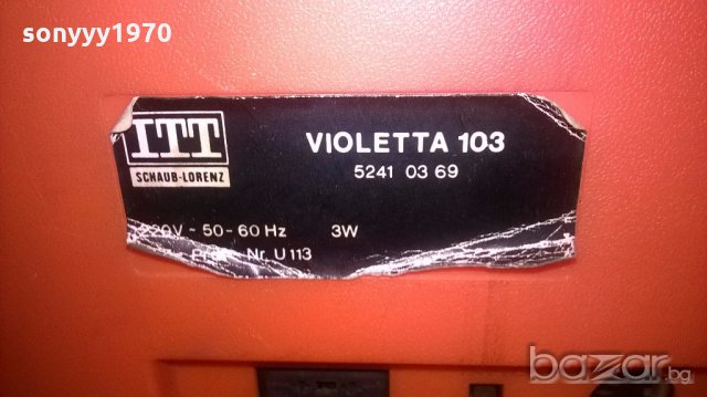 itt schaub lorenz-violetta-внос швеицария, снимка 16 - Ресийвъри, усилватели, смесителни пултове - 19576361