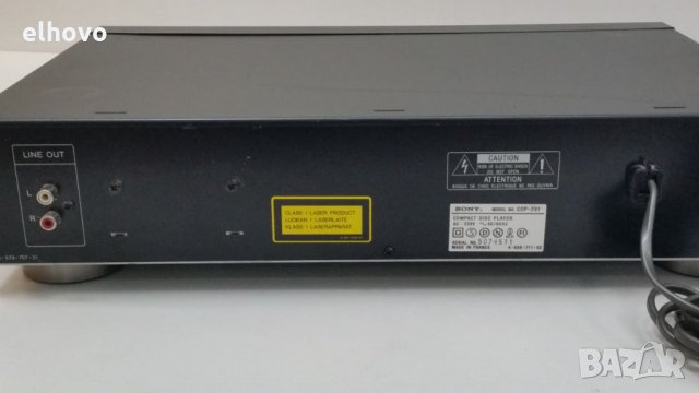 CD player SONY CDP-291, снимка 4 - MP3 и MP4 плеъри - 25882544