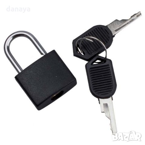 447 Малък катинар за куфар с два ключа катинар за багаж раници и сакове, снимка 8 - Куфари - 22199353